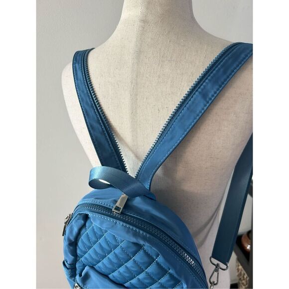 Urban Expressions Bailey Women Backpack Quilted,Material - Nylon blue - Picture 2 of 6